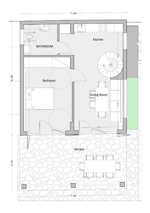 Ionian Garden Villas - Villa Sol 贝尼蔡斯 外观 照片